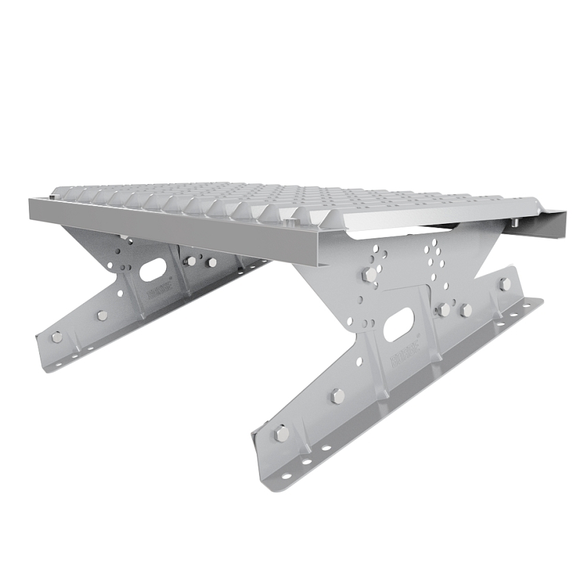 Ступень кровельная BORGE, для фальцевой кровли, сигнально-серый (RAL 7004)