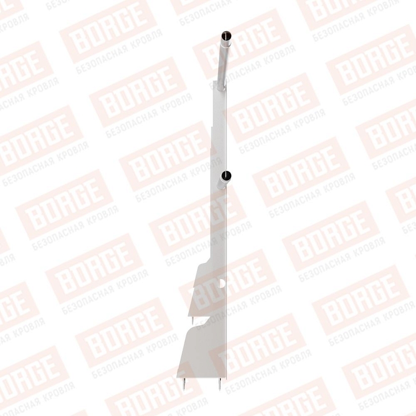 Ограждение плоских кровель Русский Рубеж Н-90, 3м, верхнее крепление, цинк