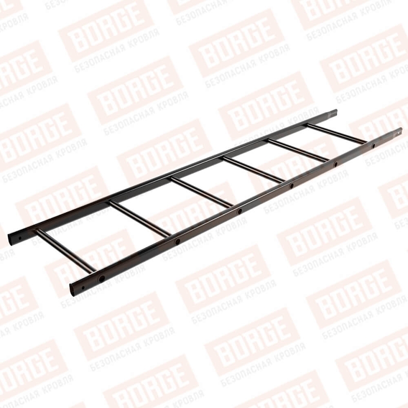 Лестница кровельная NewLine 1,8м, чёрный (RAL 9005)