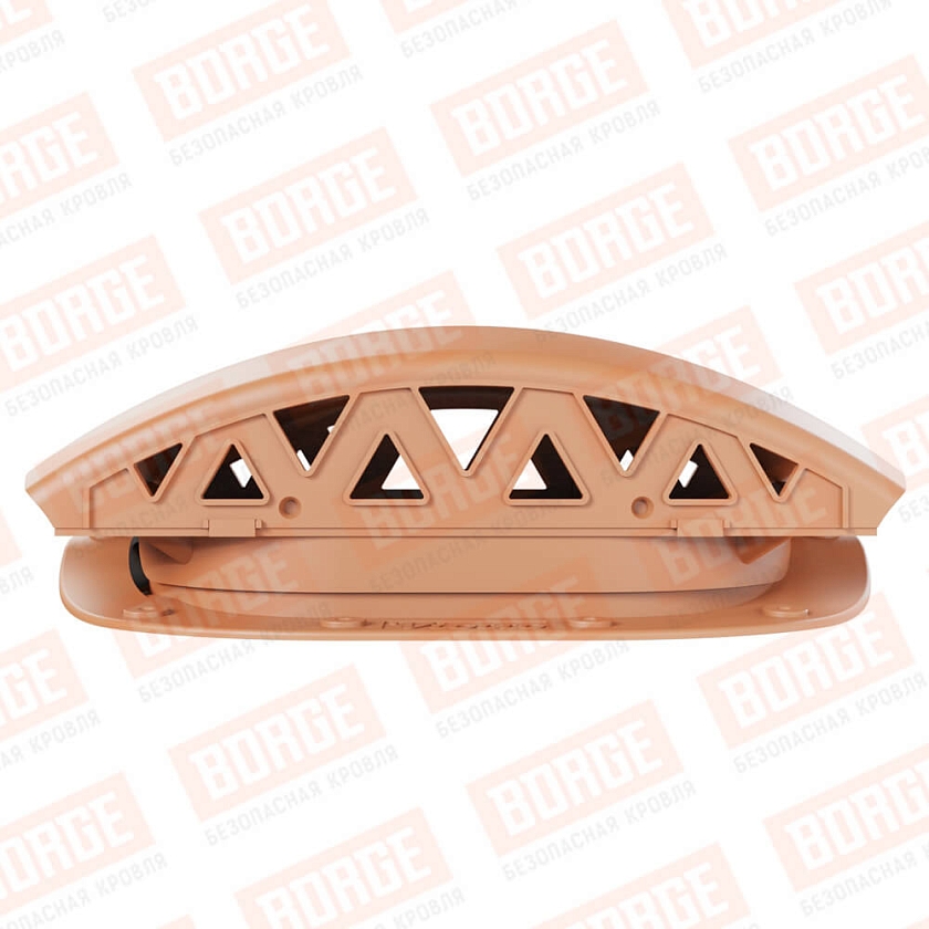 Вентилятор подкровельный Viotto, для МЧ Монтеррей, терракотовый (RAL 8004). Черепаха