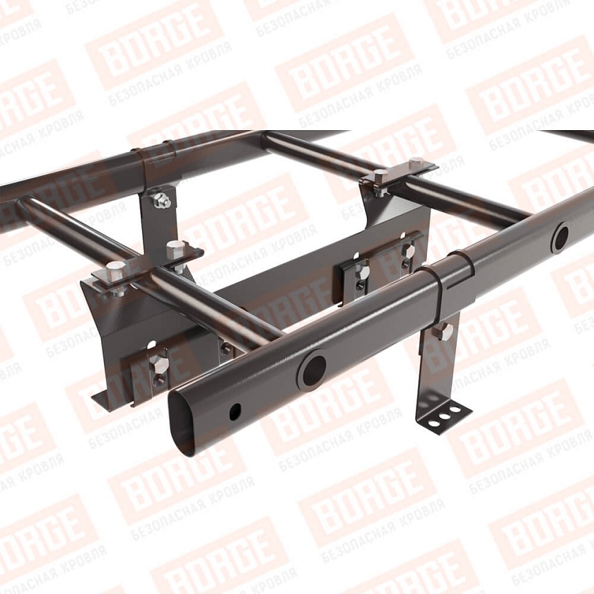 Комплект лестница кровельная NewLine 1,8м, для фальцевой кровли, окрашенный (NL-805)