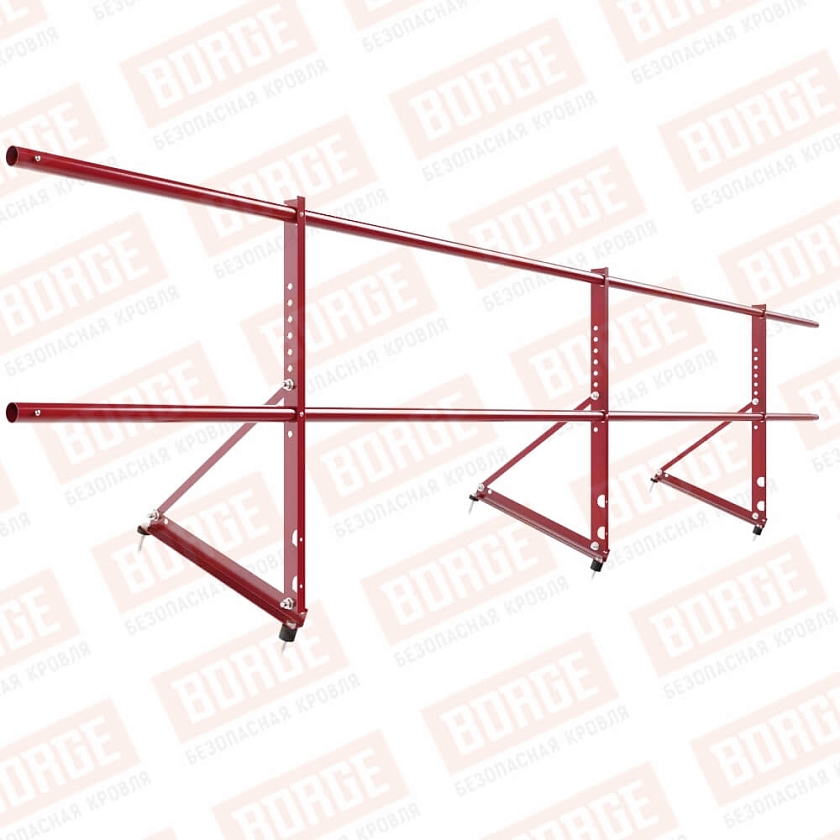 Ограждение декоративное NewLine H-60см, 3м, рубиново-красный (RAL 3003)