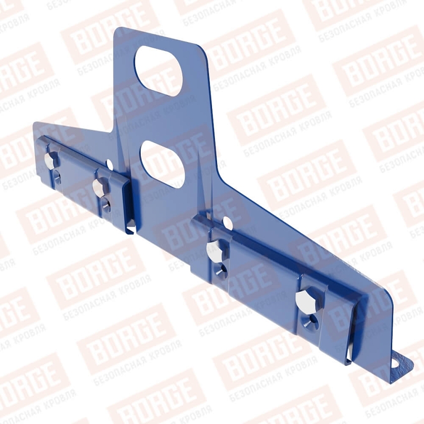 Универсальный кронштейн Русский Рубеж 25х45мм, оцинк., сигнально-синий (RAL 5005)
