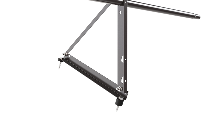 Ограждение кровельное NewLine H-60см, 3м, серо-коричневый (RAL 8019)