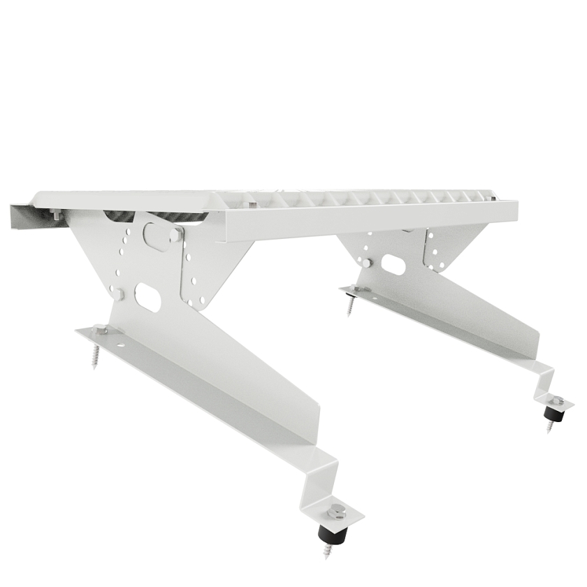 Ступень кровельная BORGE, для МЧ с высокой ступенькой, сигнально-белый (RAL 9003), 350мм