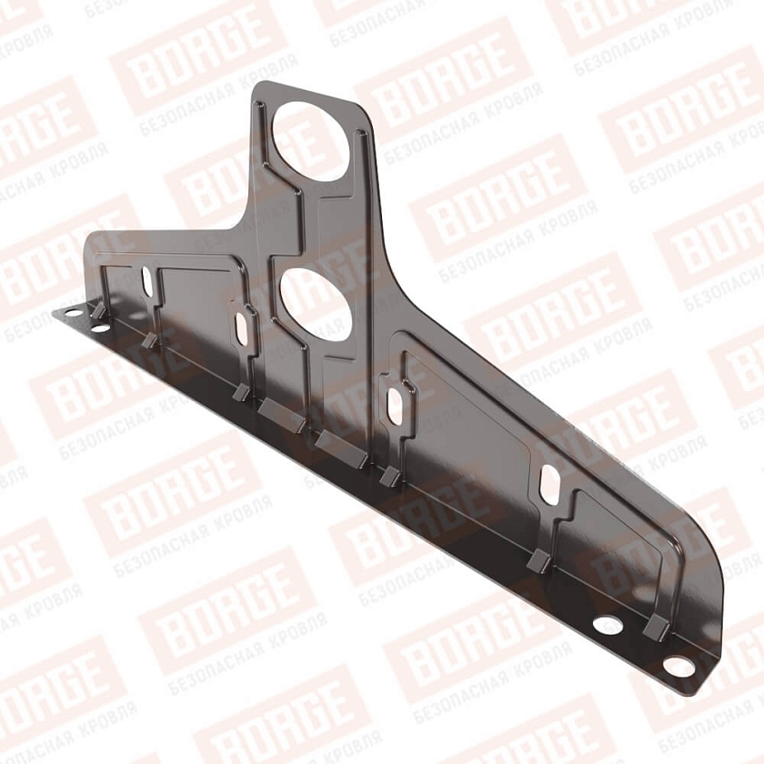 Универсальный кронштейн Русский Рубеж 20х40мм, оцинк., серо-коричневый (RR 32)