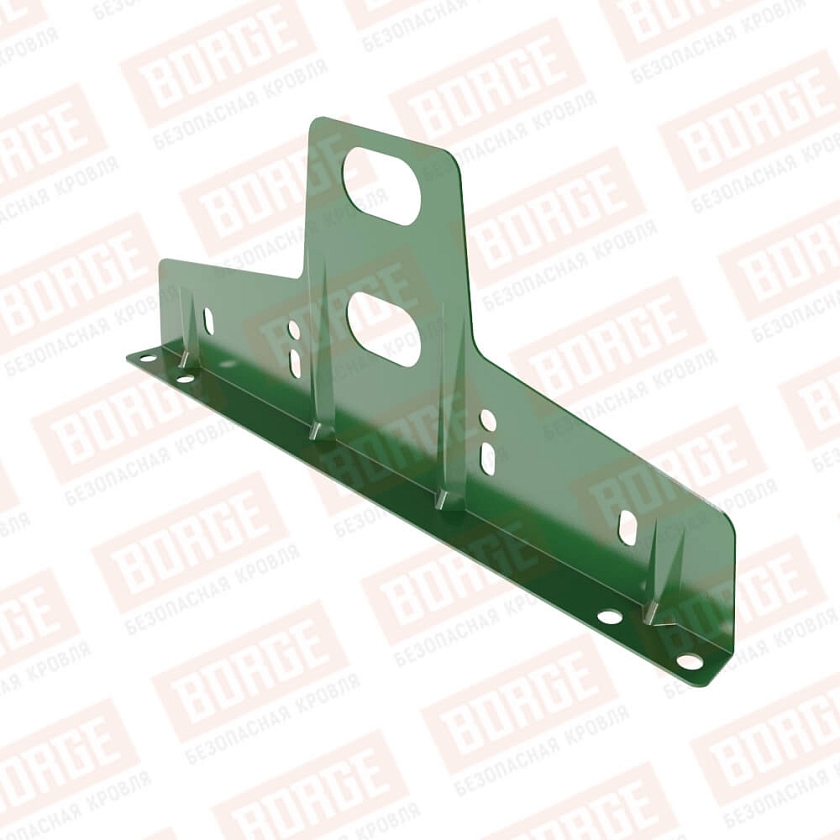 Универсальный кронштейн Русский Рубеж 25х45мм, оцинк., лиственно-зеленый (RAL 6002)