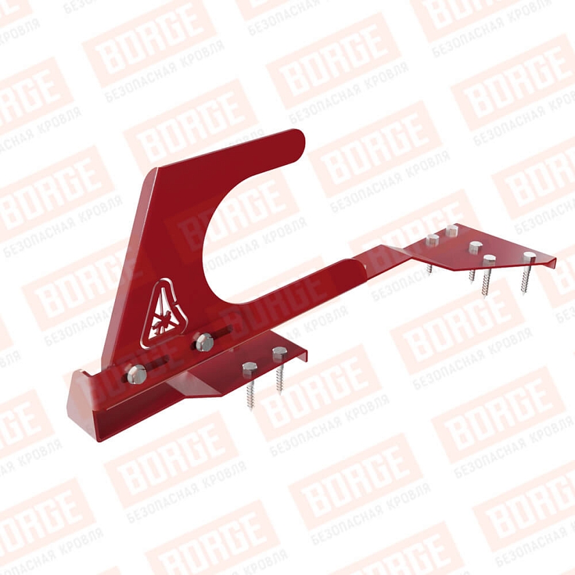 Крюк безопасности BORGE, для черепичной кровли, рубиново-красный (RAL 3003)