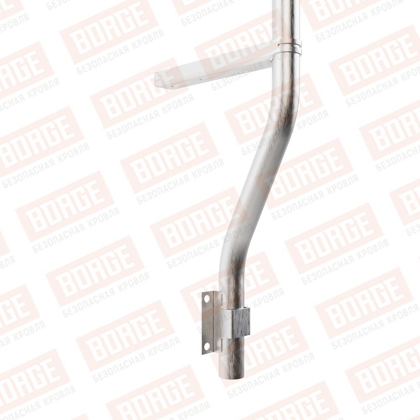 Ограждение парапетное BORGE H-60см, 3м, цинк