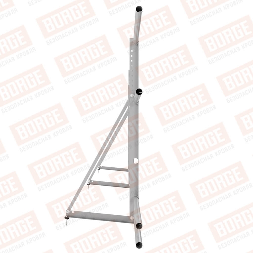 Ограждение декоративное NewLine H-90см, 3м, сигнально-серый (RAL 7004), с двумя доп. трубами