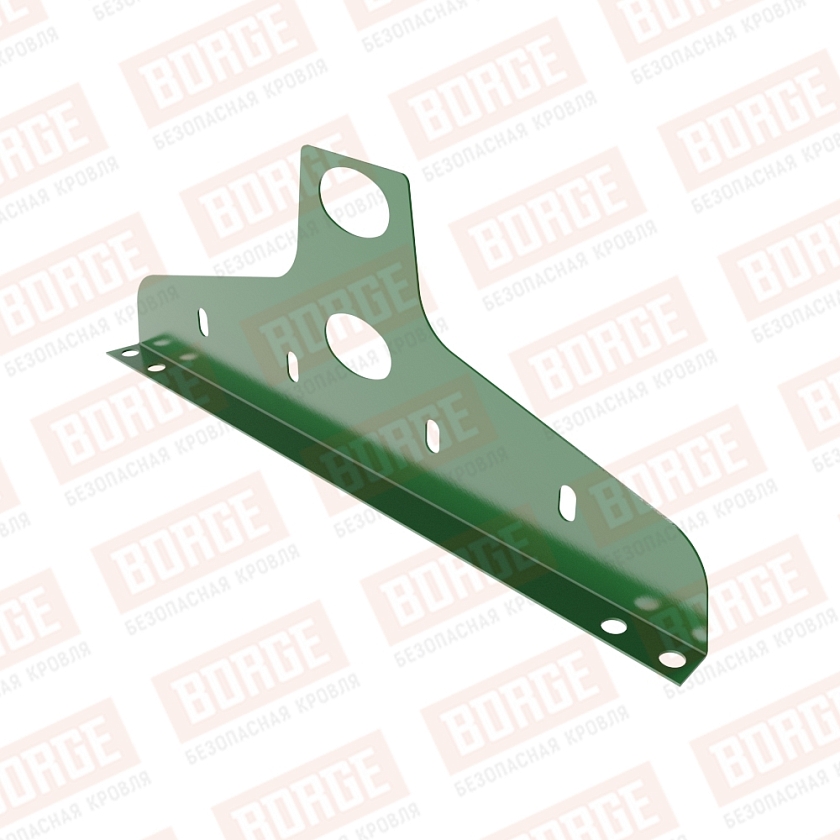 Универсальный кронштейн NewLine, 20x40мм, лиственно-зеленый (RAL 6002)