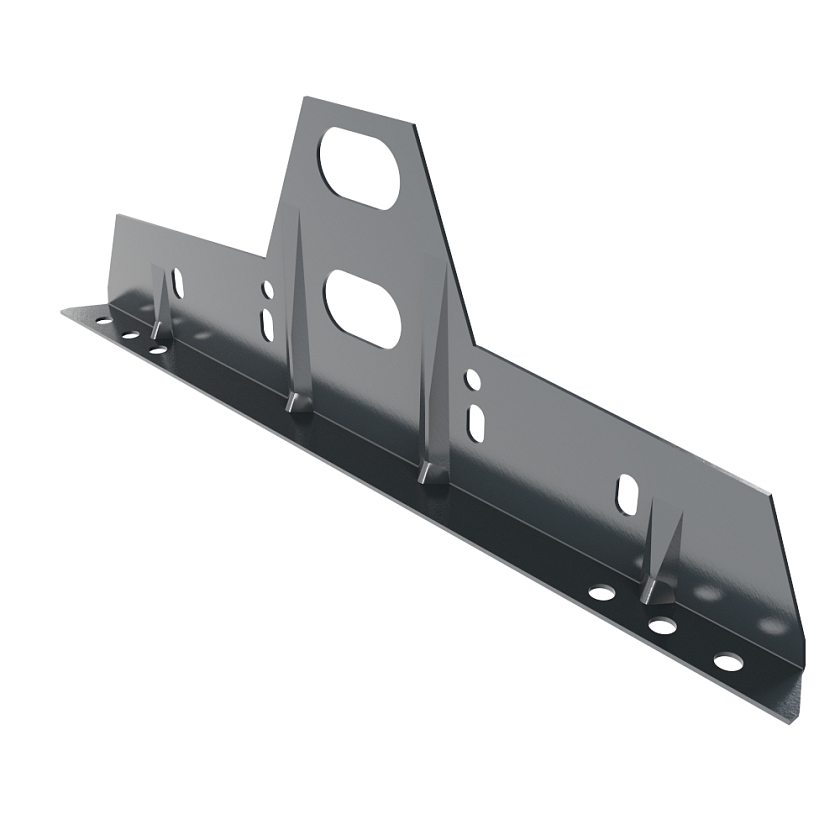 Универсальный кронштейн Русский Рубеж 25х45мм, оцинк., антрацитово-серый (RAL 7016)