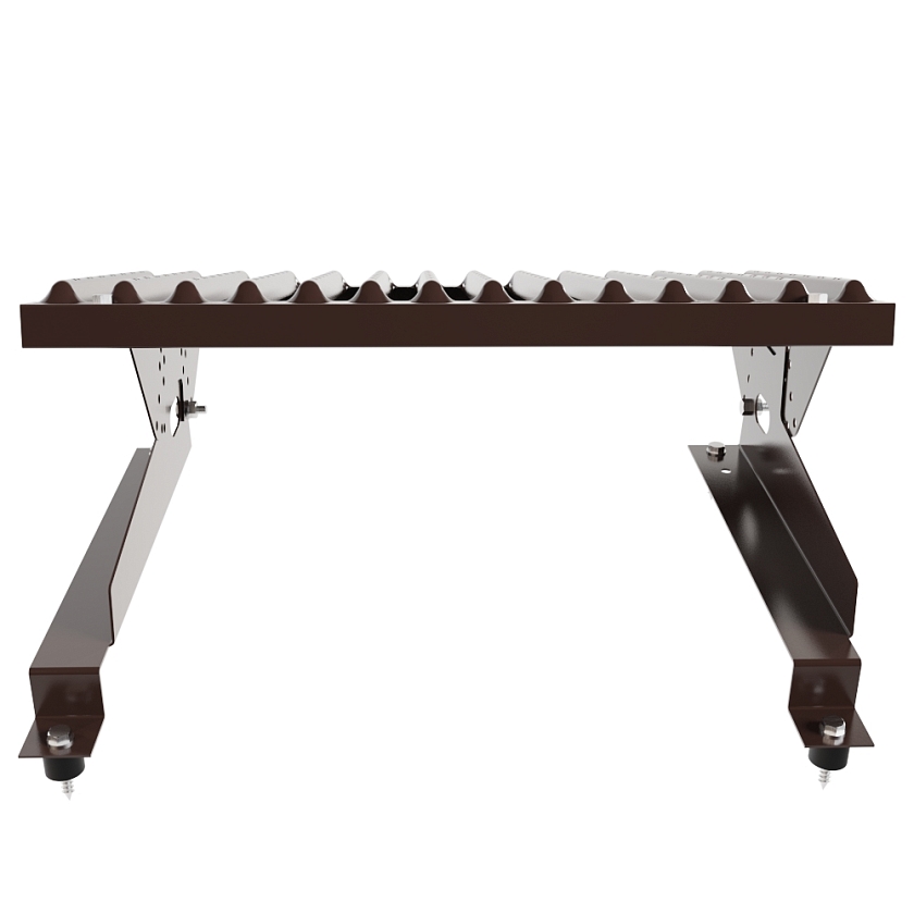 Ступень кровельная BORGE, для МЧ с высокой ступенькой, коричневый шоколад (RAL 8017), 350мм