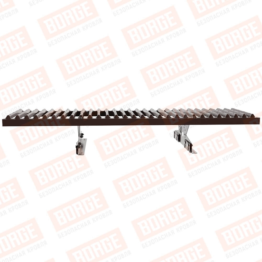 Мостик переходной NewLine 1,25м, для фальцевой кровли, коричневый шоколад (RAL 8017)