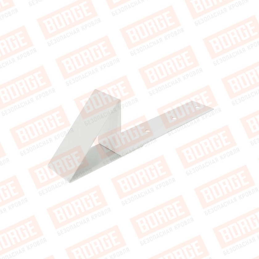 Снегостопор металлический NewLine, для гибкой черепицы, сигнально-белый (RAL 9003)