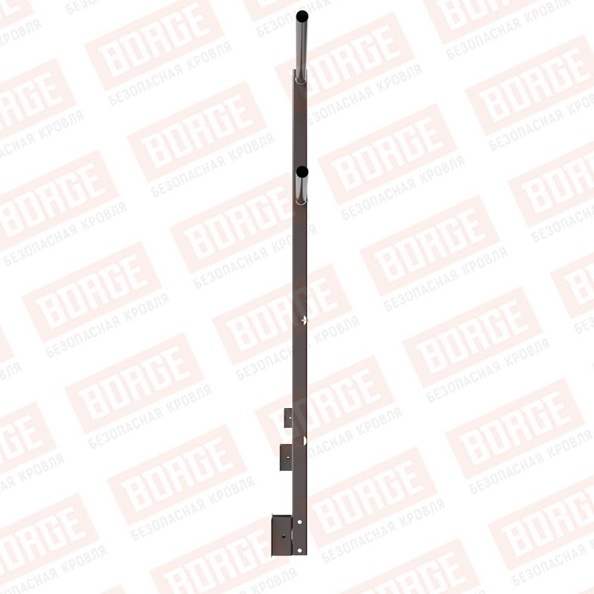 Ограждение парапетное NewLine H-120см, 3м, серо-коричневый (RR 32)