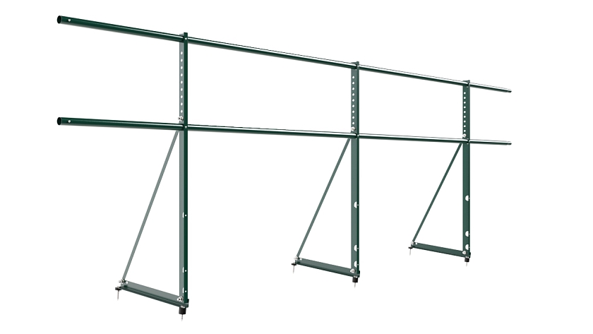 Ограждение кровельное NewLine H-90см, 3м, зеленый мох (RAL 6005)