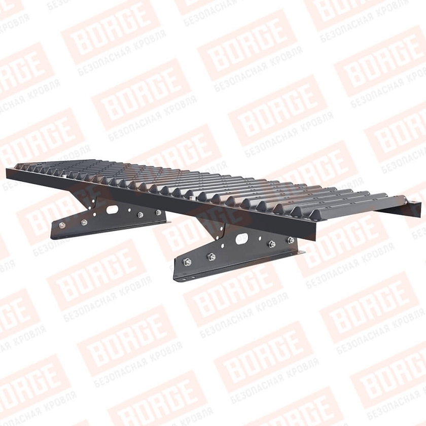 Мостик переходной NewLine 1,25м, для фальцевой кровли, серый графит (RAL 7024)