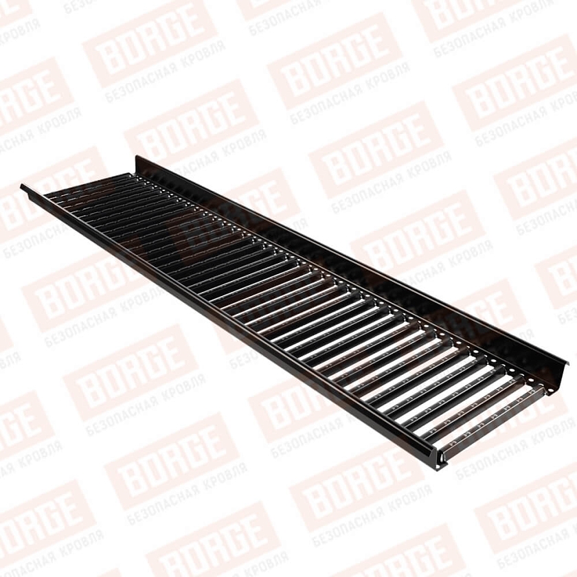 Платформа переходного мостика BORGE 1,5м, чёрный (RAL 9005 matt)