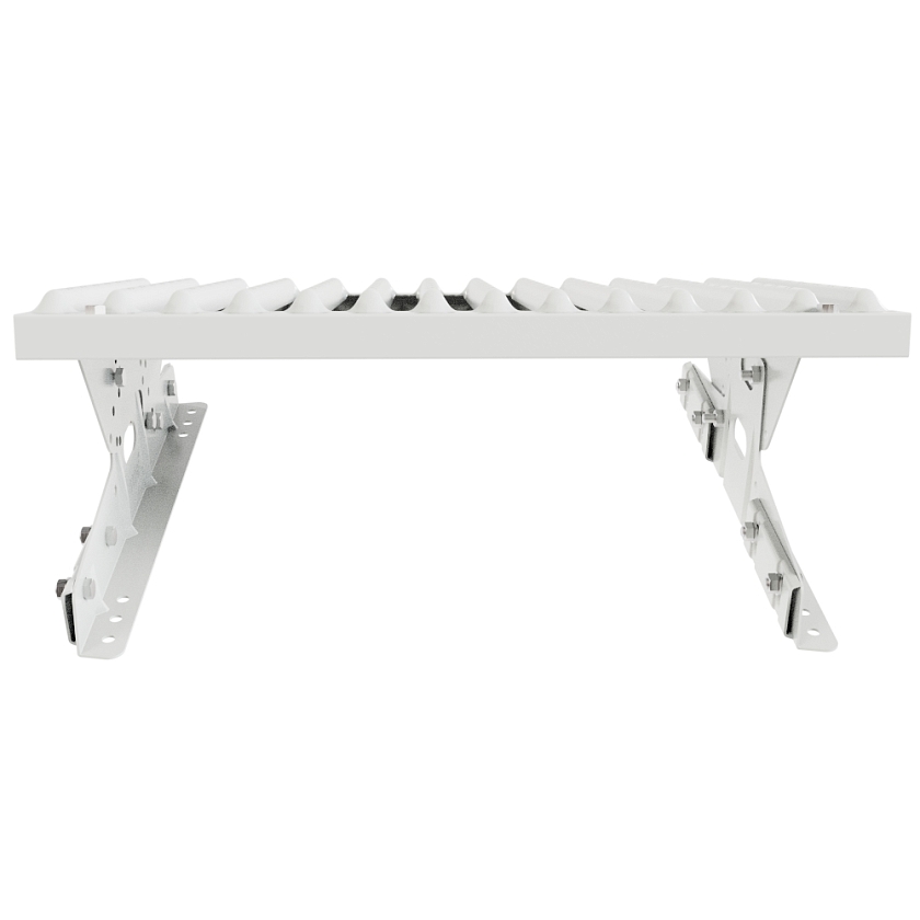 Ступень кровельная BORGE, для фальцевой кровли, сигнально-белый (RAL 9003)