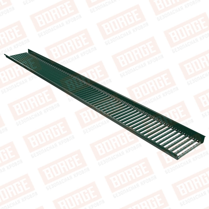 Платформа переходного мостика BORGE 3м, зеленый мох (RAL 6005)