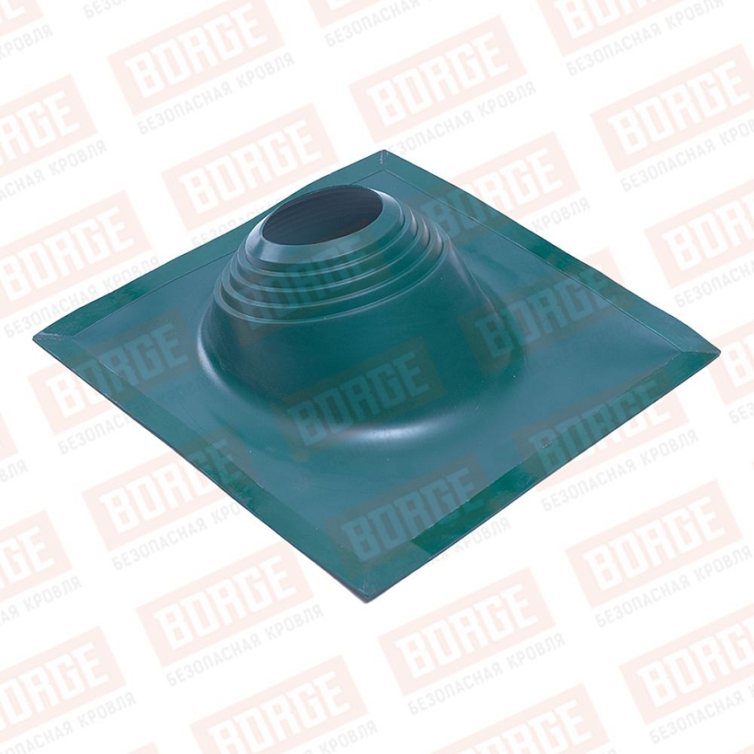 Проходка кровельная угловая №2 d180х280 цв. зеленый