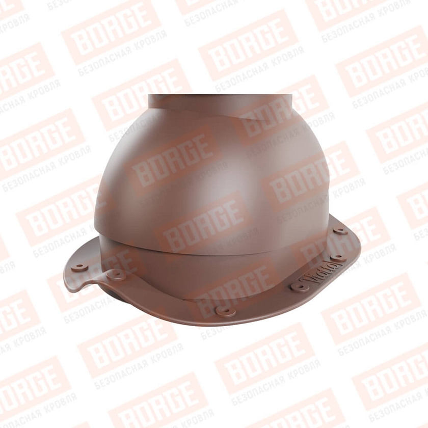 Выход вентиляции канализации Viotto, для МЧ Монтеррей, коричневый шоколад (RAL 8017)