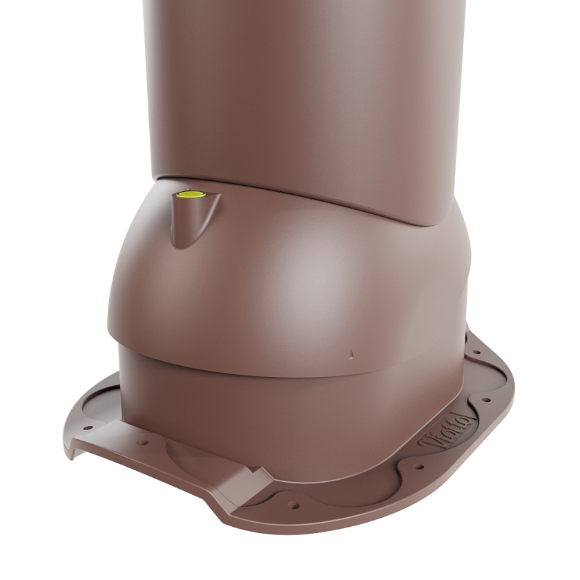 Труба вентиляционная Viotto, для МЧ Адаманте, d-150мм, утепленная, коричневый шоколад (RAL 8017)