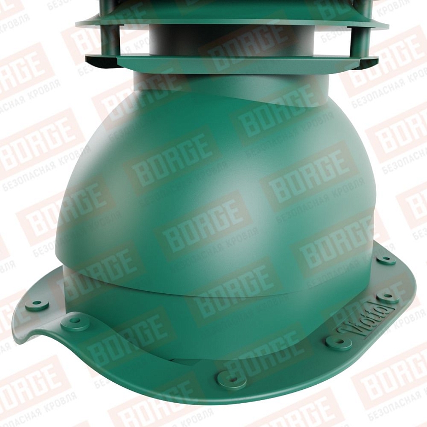 Универсальный выход вентиляции Viotto для МЧ Монтеррей, зеленый мох (RAL 6005)