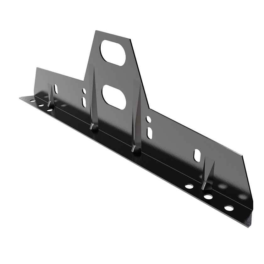 Универсальный кронштейн Русский Рубеж 25х45мм, оцинк., чёрный (RAL 9005)