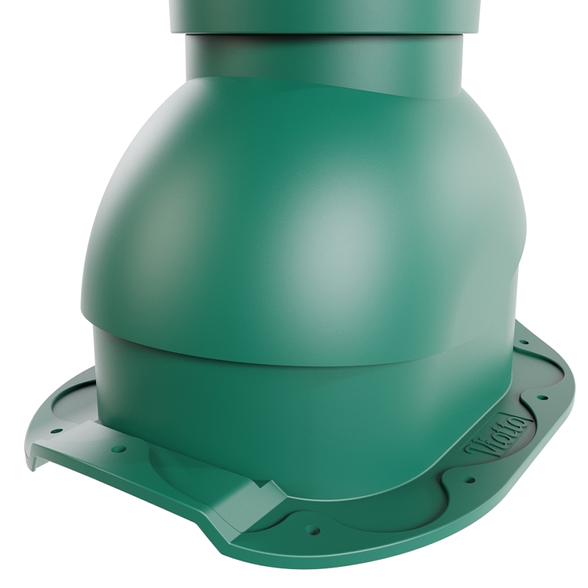 Выход вентиляции канализации Viotto, для МЧ Адаманте, зелёный мох (RAL 6005)