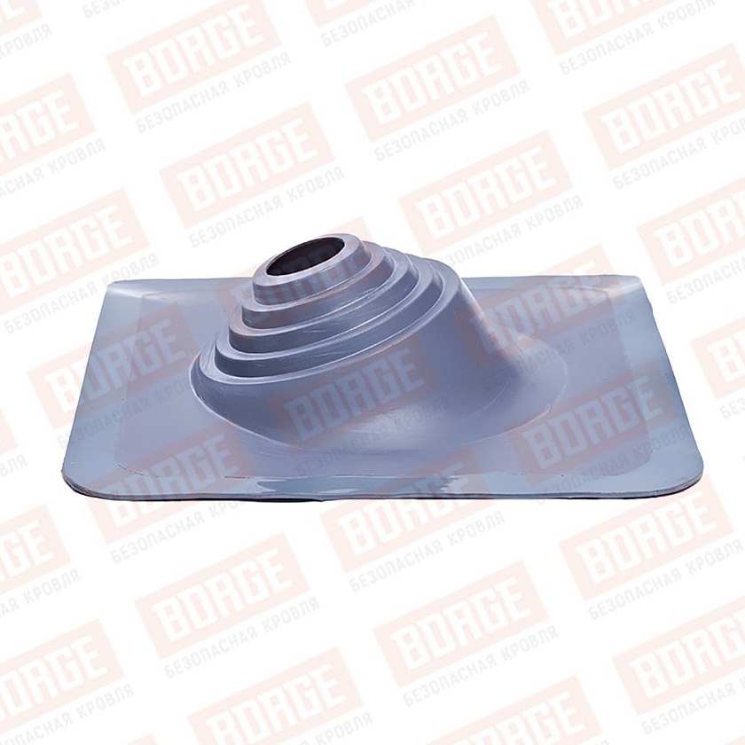 Проходка кровельная угловая №1 d75х200 цв. серый