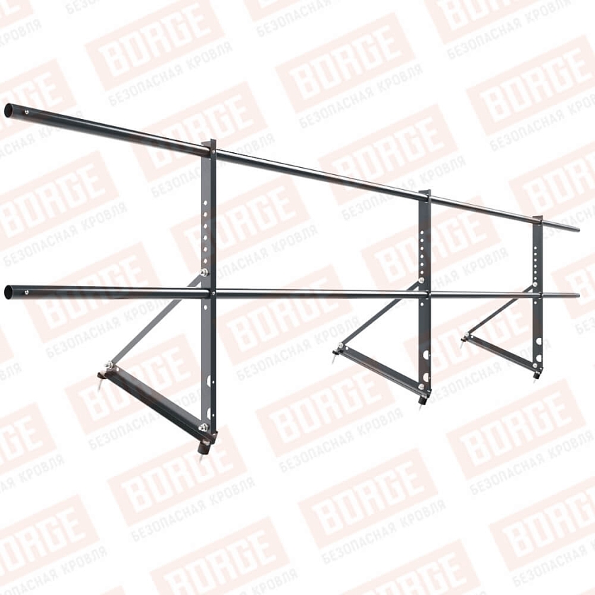 Ограждение декоративное NewLine H-60см, 3м, антрацитово-серый (RAL 7016)