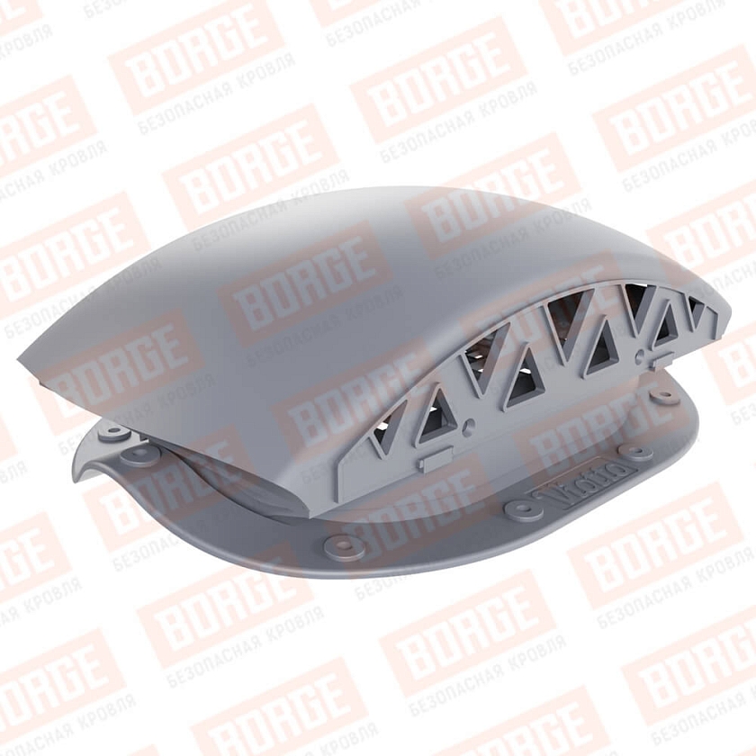 Вентилятор подкровельный Viotto, для МЧ Монтеррей, серый графит (RAL 7024). Черепаха