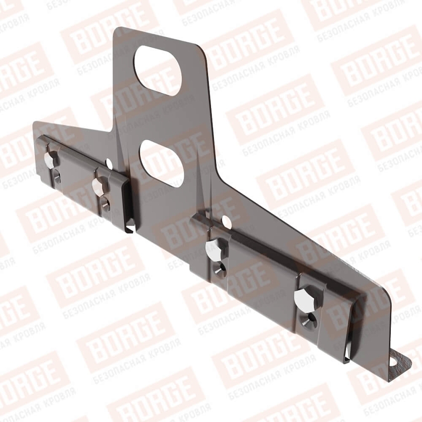 Универсальный кронштейн Русский Рубеж 25х45мм, оцинк., серо-коричневый (RR 32)