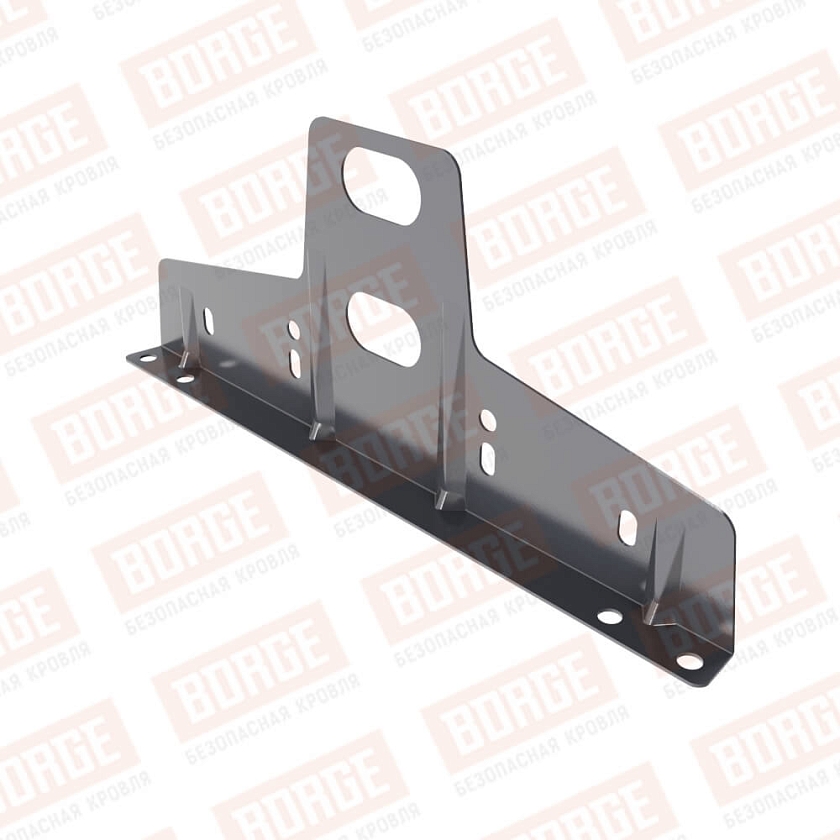 Универсальный кронштейн Русский Рубеж 25х45мм, оцинк., серый графит (RAL 7024)