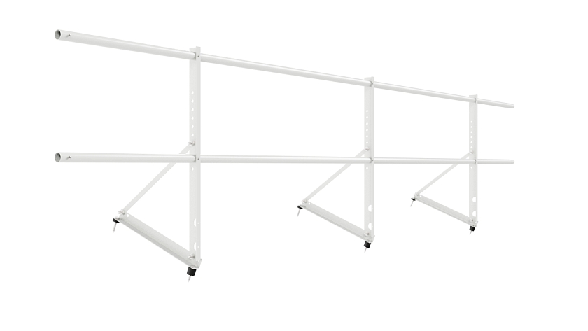 Ограждение кровельное NewLine H-60см, 3м, сигнально-белый (RAL 9003)