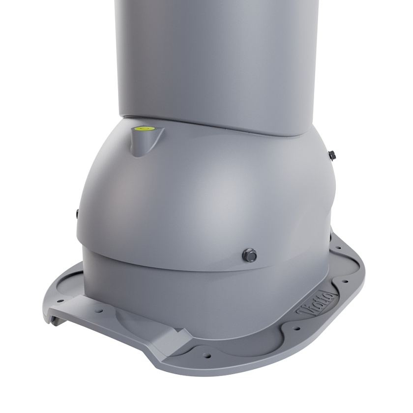 Роторная вентиляция Viotto, для МЧ Адаманте, d-125мм, неутепленная, серый графит (RAL 7024)