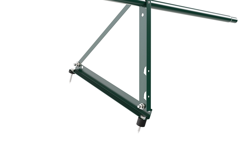 Ограждение кровельное NewLine H-60см, 3м, зеленый мох (RAL 6005)