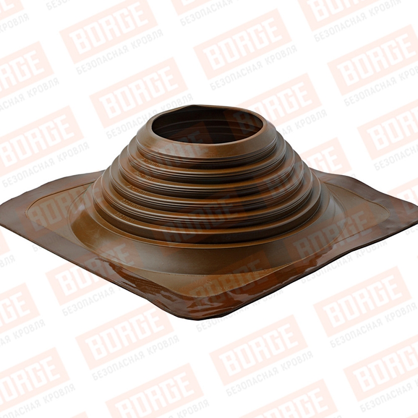 Проходка кровельная прямая №8 d178-330 мм, цв. коричневый