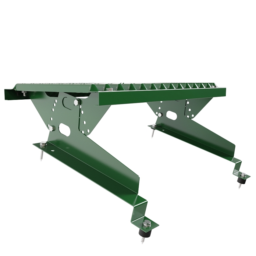 Ступень кровельная BORGE, для МЧ с высокой ступенькой, лиственно-зеленый (RAL 6002), 350мм