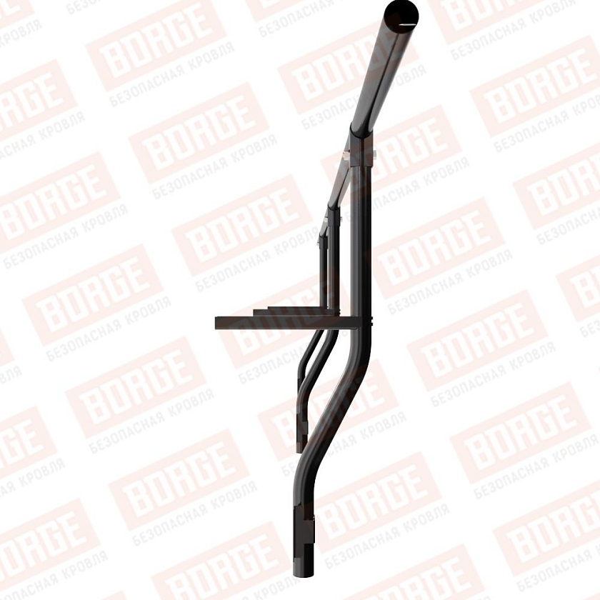 Ограждение парапетное BORGE H-30см, 3м, чёрный (RAL 9005)