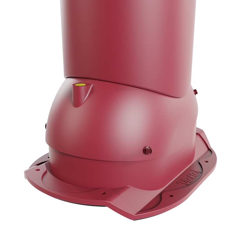 Роторная вентиляция Viotto, для МЧ Каскад, d-150мм, утепленная, красное вино (RAL 3005)