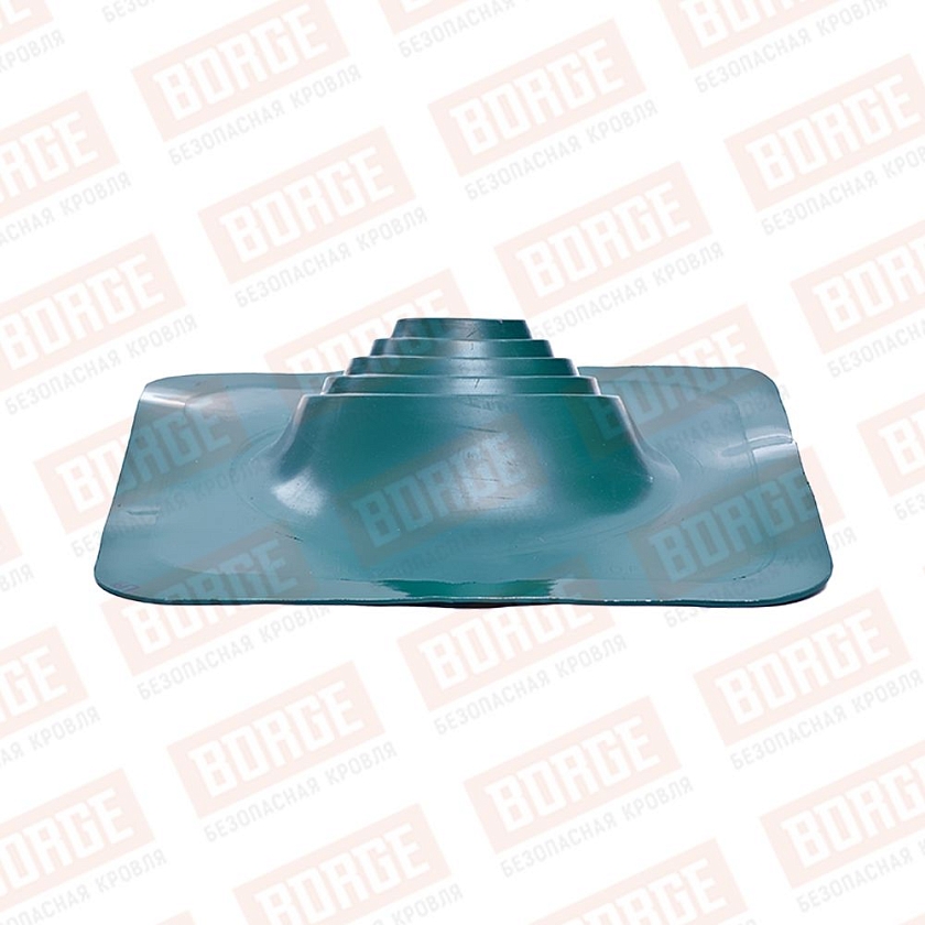 Проходка кровельная угловая №1 d75х200 цв. зеленый