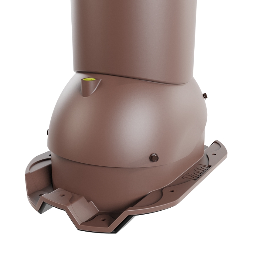 Роторная вентиляция Viotto Turbo, P02 D125мм, коричневый шоколад (RAL 8017)
