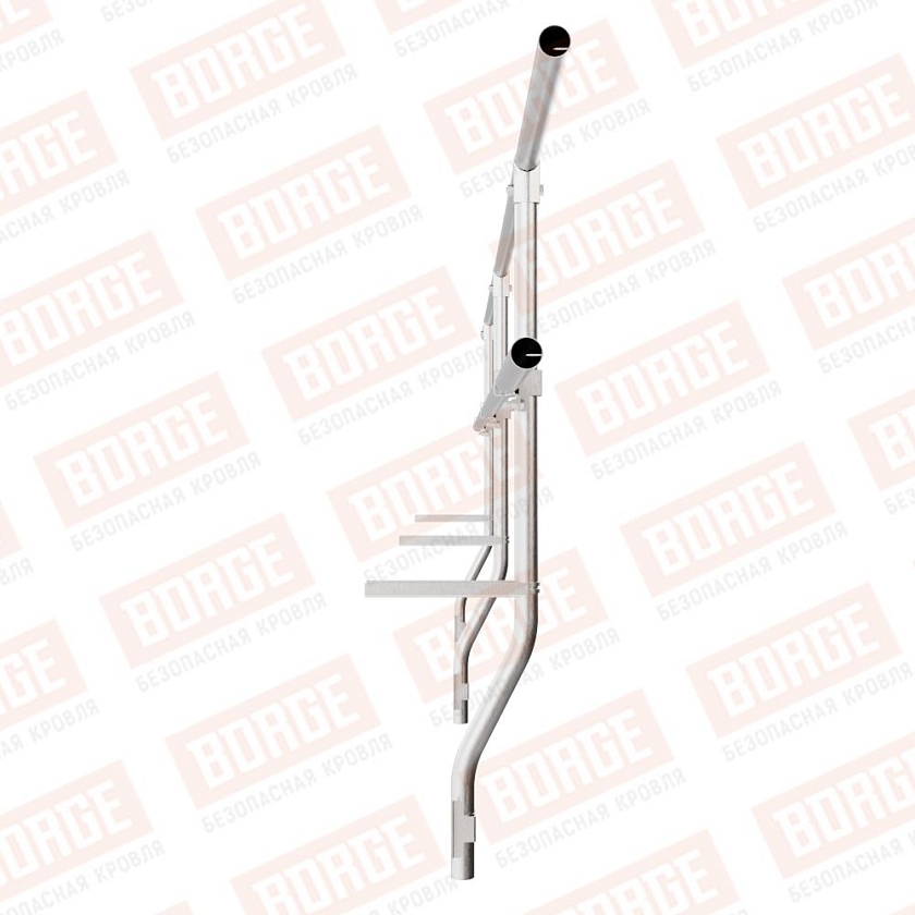 Ограждение парапетное BORGE H-60см, 3м, цинк