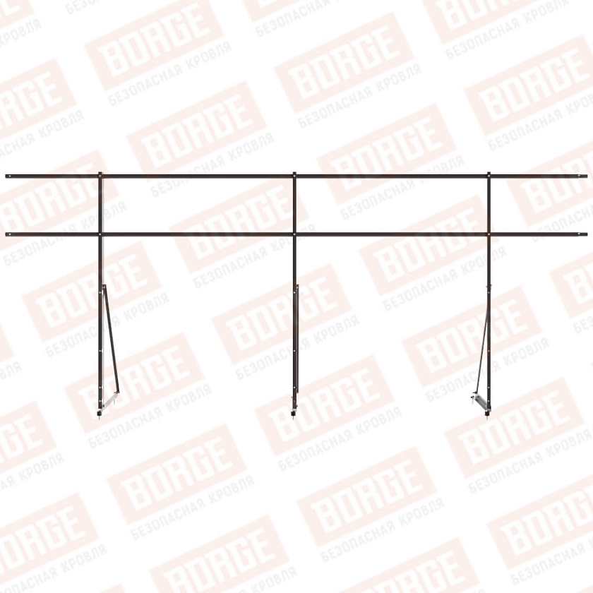 Ограждение декоративное NewLine H-120см, 3м, окрашенный (NL-805)