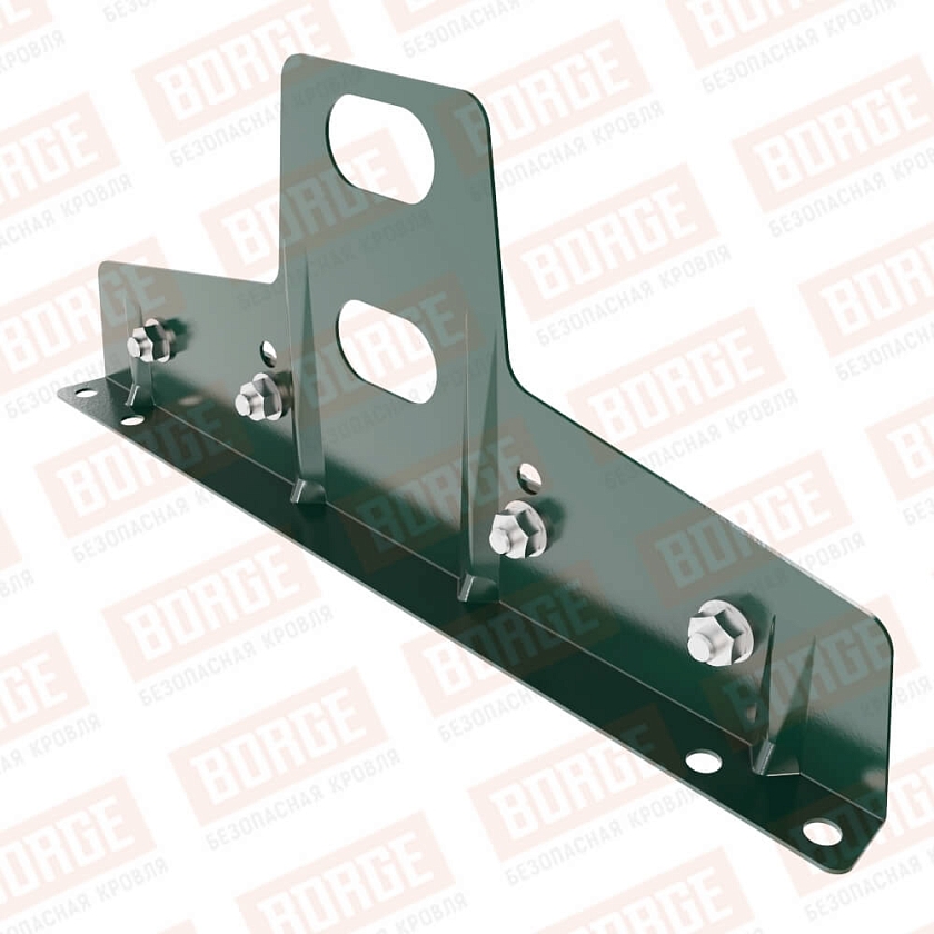 Универсальный кронштейн Русский Рубеж 25х45мм, оцинк., зеленый мох (RAL 6005)