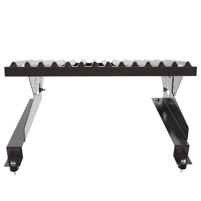 Ступень кровельная BORGE, для МЧ с высокой ступенькой, серо-коричневый (RAL 8019), 350мм