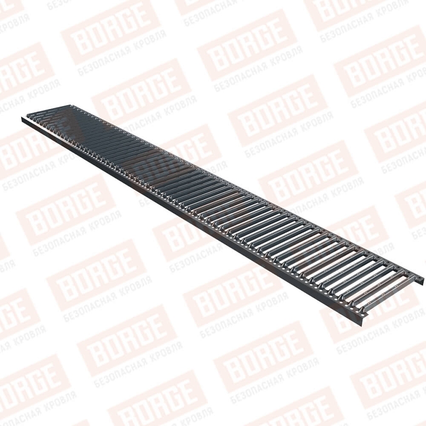 Платформа переходного мостика Русский Рубеж 2,5м, антрацитово-серый (RAL 7016)